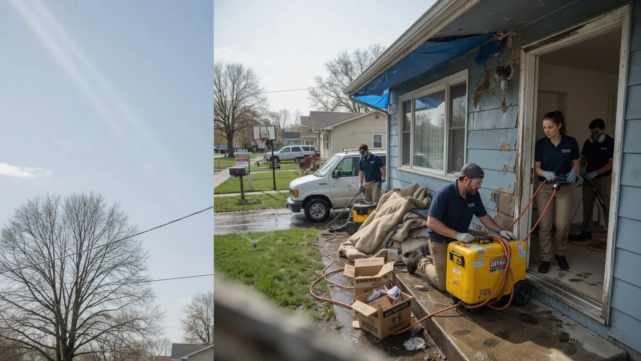 Basement Flood Cleanup in Alvin, IL near me